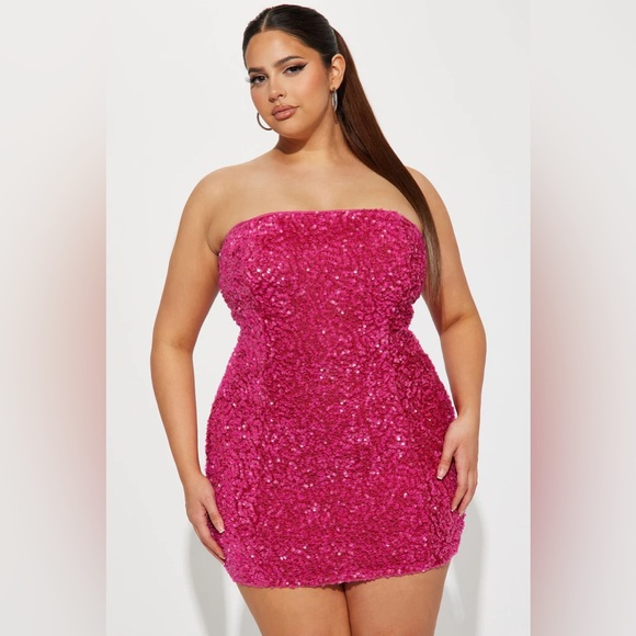 Kara Sequin Mini Dress - Picture 2 of 4